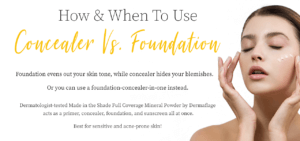 concealer vs foundation